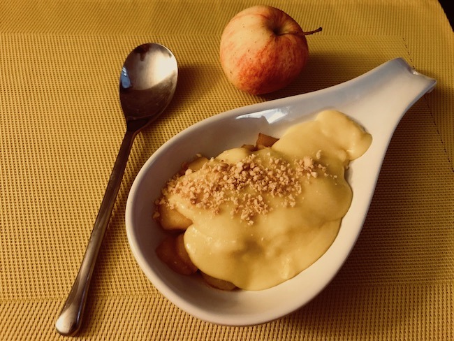 Lire la suite à propos de l’article Dessert aux Pommes façon Sabayon sans gluten sans lactose