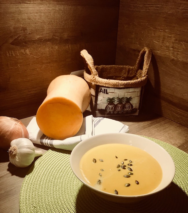 You are currently viewing Velouté de courge butternut sans gluten sans lactose