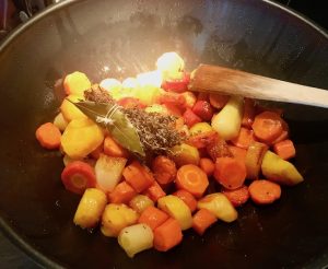 Poêlée salée aux légumes