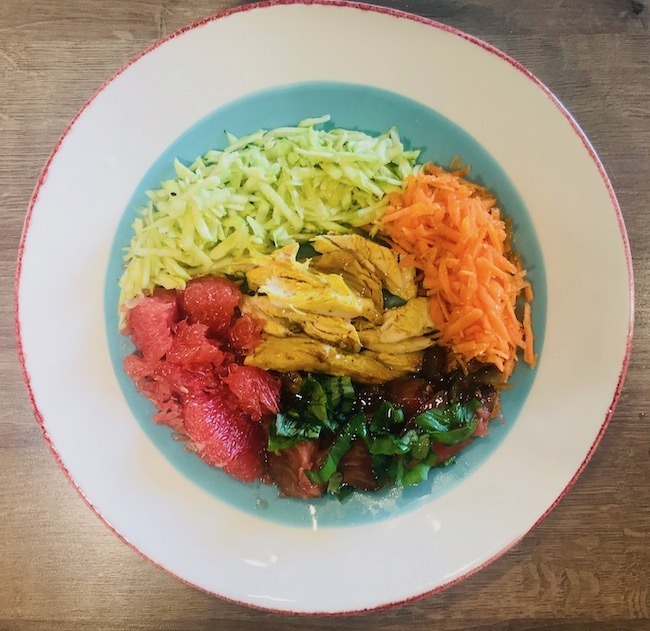 You are currently viewing Salade de poulet fraîcheur aux agrumes