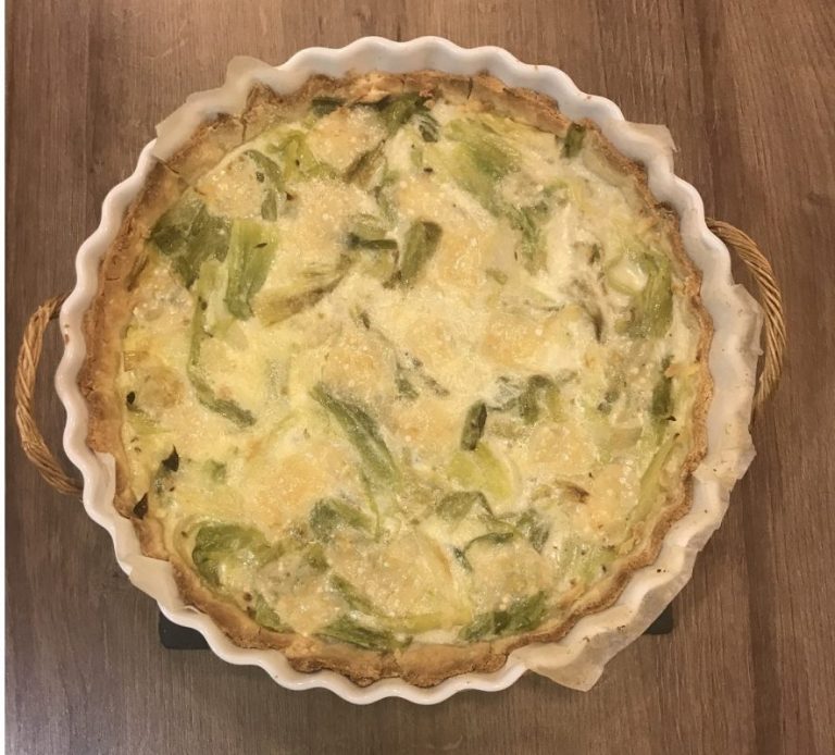 Tarte aux poireaux
