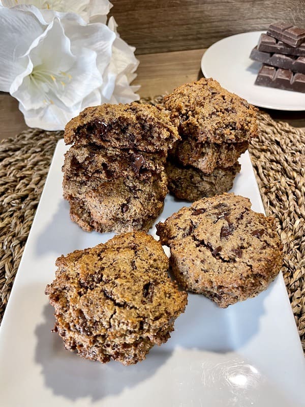 Lire la suite à propos de l’article Cookies au chocolat sans farine