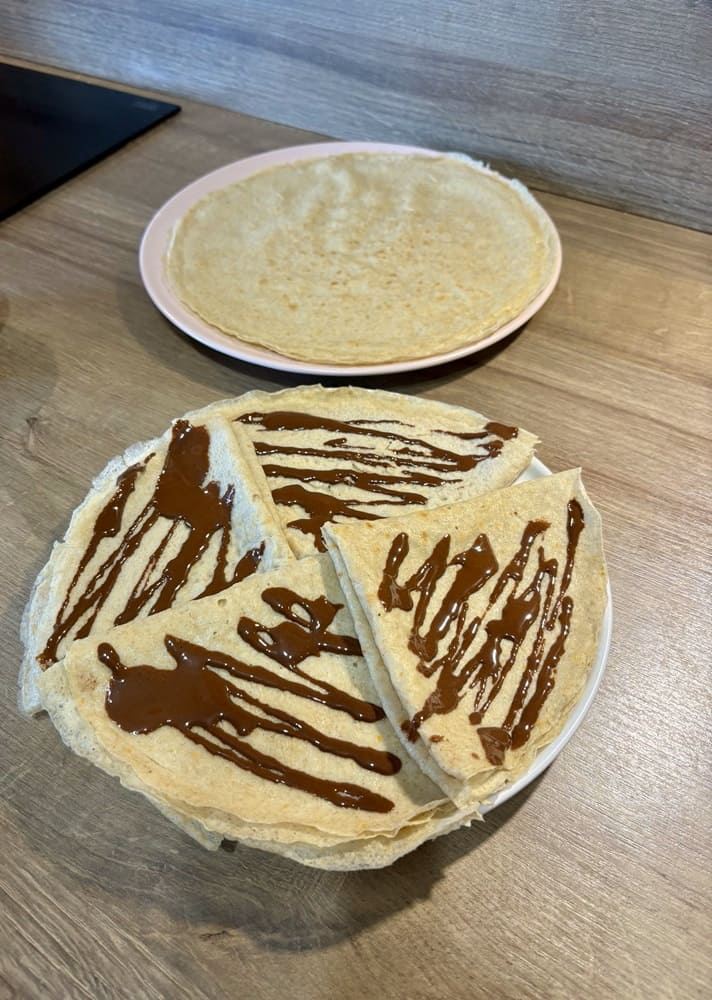 Lire la suite à propos de l’article Crêpes Healthy nappées de Chocolat Noisettes