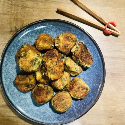 Boulettes d’épinards frais et pommes de terre