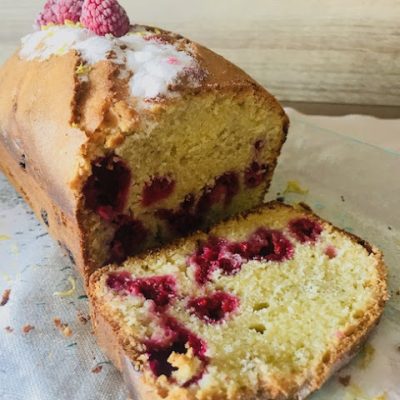 Cake citron-framboises