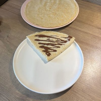 Crêpes Healthy nappées de Chocolat Noisettes