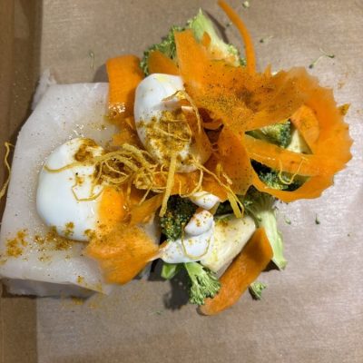 Filet de poisson en papillote