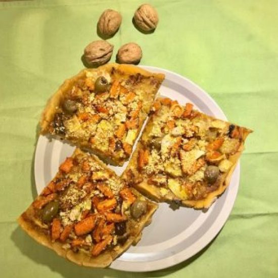 Pizza vegan sans gluten
