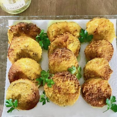 Aubergines panées