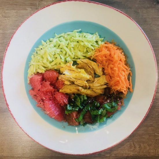 salade de poulet fraîcheur aux agrumes